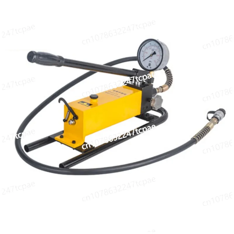 CP-700D Manual Hydraulic Pump Hydraulic With  Pressure Gauge Pressure Pumping Station Hydraulic Press  Oil To