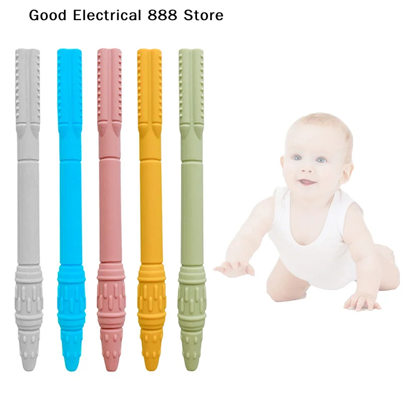 Kid Chewing Tube Tips Speech Therapy Teeth Massager Speak Oral Muscle Rehabilitation Train Chewing Tube Autism Sensory Therapy