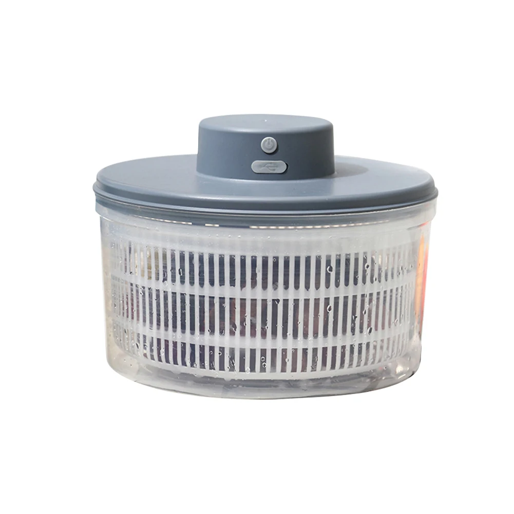 

Electric Drain Basket Electric Vegetable Salad Dehydrator Vegetable Dehydrator Vegetable Salad Spinner Kitchen Tool Spinner USB