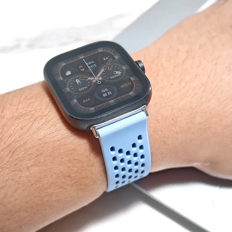 For Redmi Watch 6 Silicone Wristband For Redmi Watch 5/4 Watch Strap For Xiaomi Mi Band 8/9Pro Breathable Correa Sport Bracelet image 6