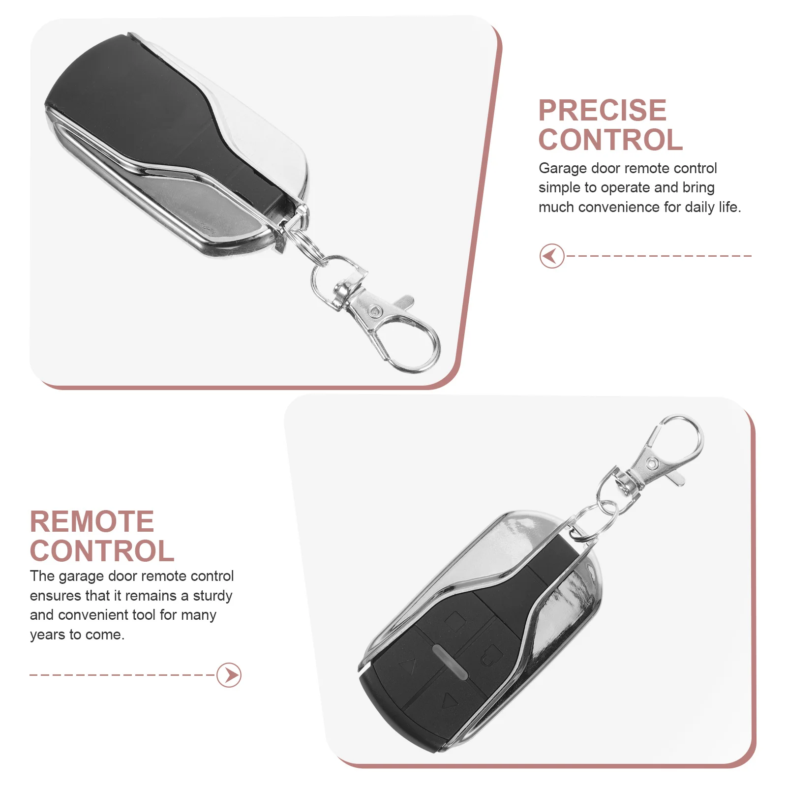 Gate Remote Control 4 Button Universal Garage Door Opener Remote Copy Fixed Code for Electric Door Access