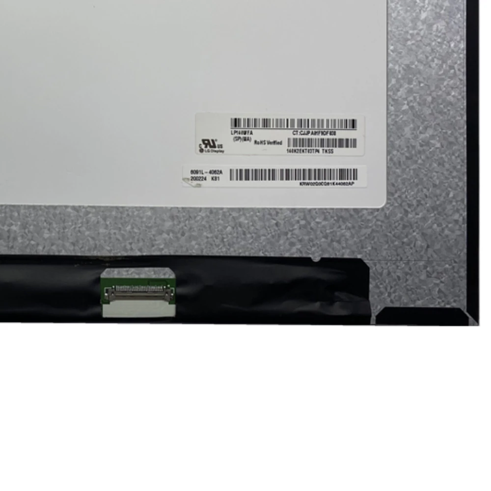 LP140WFA SPMA Resolution 1920X1080 Signal Interface eDP 30pins Laptop LCD Screen