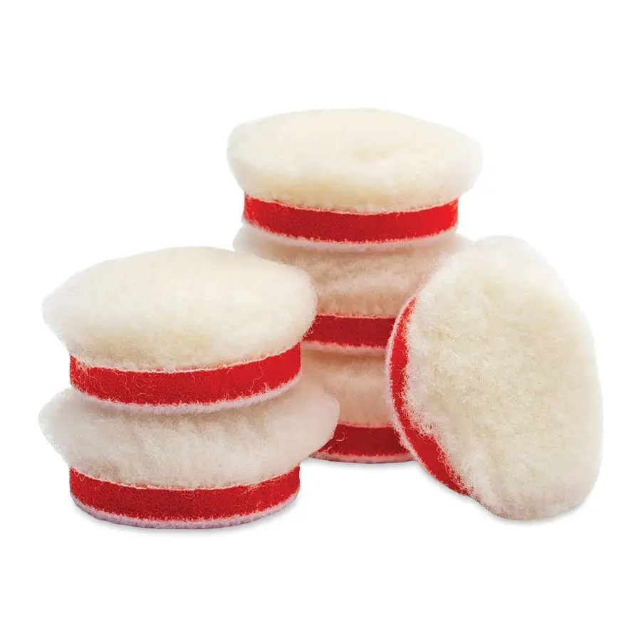 

Garage BOSS Knitted Wool Pads for Car Detailing, Polishing and Paint Correction, Buffing Pads Compatible with BOSS Creams, 1, Se