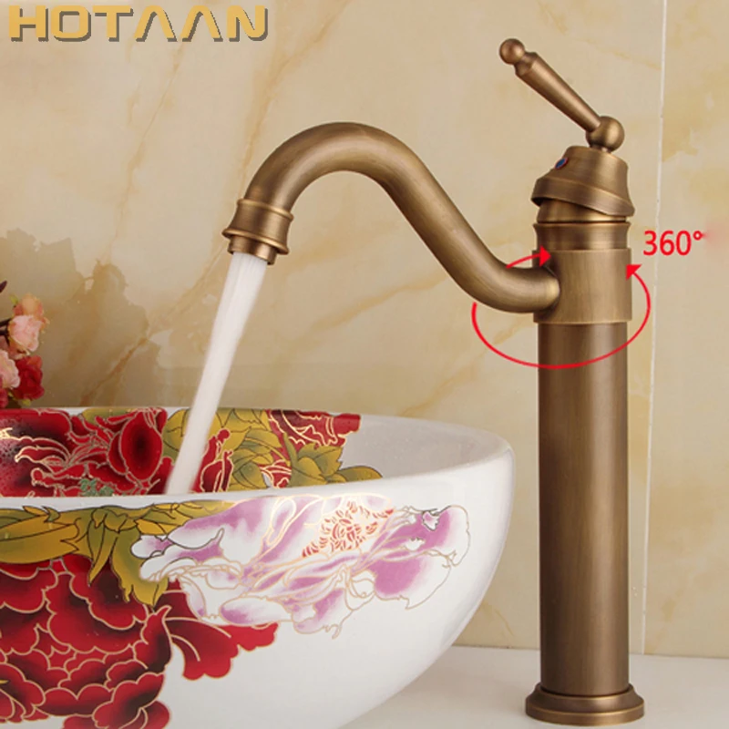 

. Antique bronze finishing Output bathroom sink faucet tap torneira basin faucet wash basin tap YT-5050