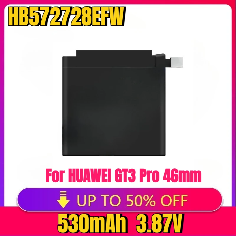 

New High quality replaceable Battery For HUAWEI GT3 Pro 46mm GT3PRO 46mm Battery HB572728EFW Battery