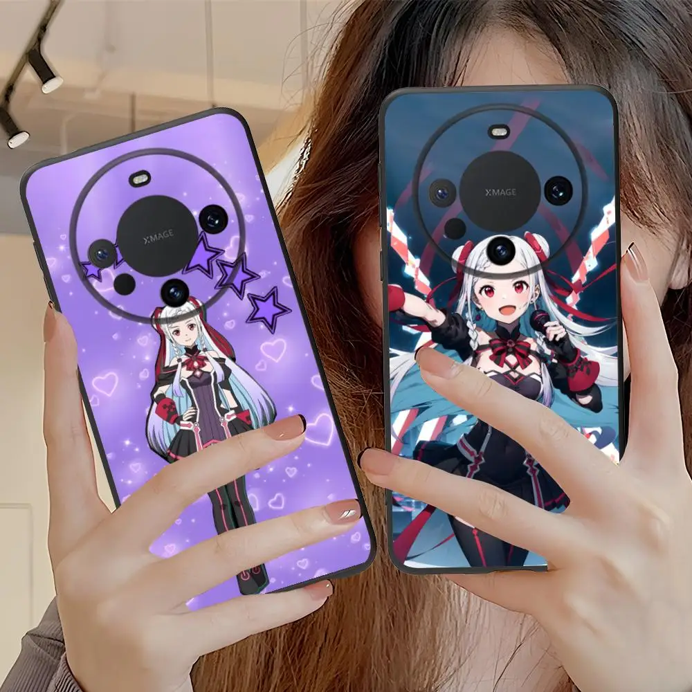 

Чехол для телефона Sword Art Online Yuna для Huawei Mate 60 50 40 30 20 10 Pro Plus Lite E 5G, черный, довольно роскошный смартфон