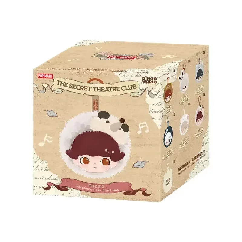 

POP MART DIMOO Secret Theatre Club Series Action Figure - Mystery Blind Box Cartoon Model Collection Gift with Earphone Case