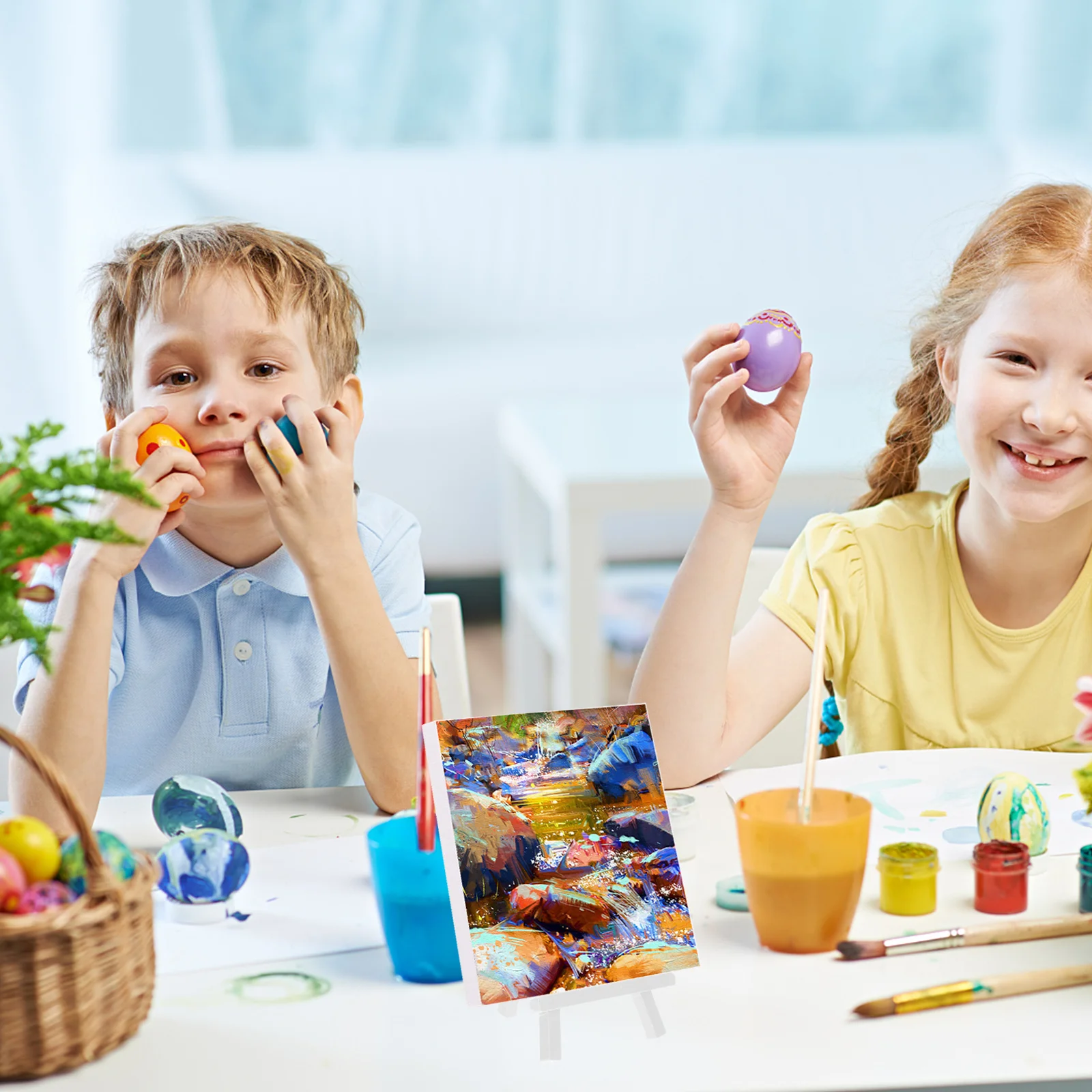 10Pcs Easel Stand Adjustable Inclination Foldable Plastic for Art Easels Display Racks Picture Stands Special Occasions