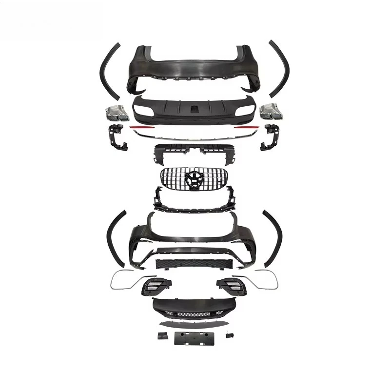 GBT تصنيع مرسيدس GLS إلى 63 ترقية تحويل أطقم الوفير شواء الحاجز ضبط أجزاء طقم الجسم لعام 2020-On Benz GLS 450 X167 #2