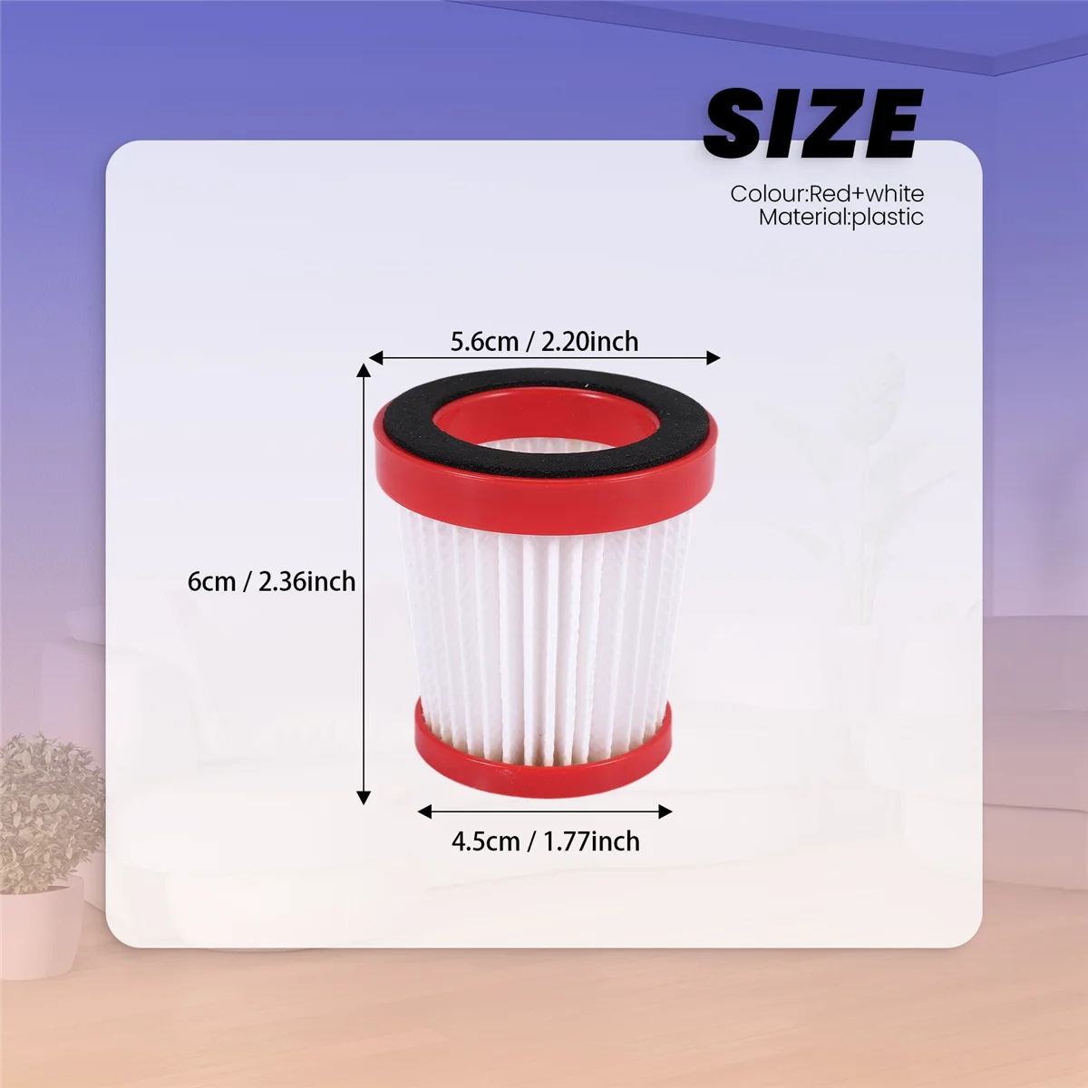 فلتر Hepa لـ xiaomi deerma vc01 vc01max ، منظف يدوي ، إكسسوارات بديلة ، 3 ro