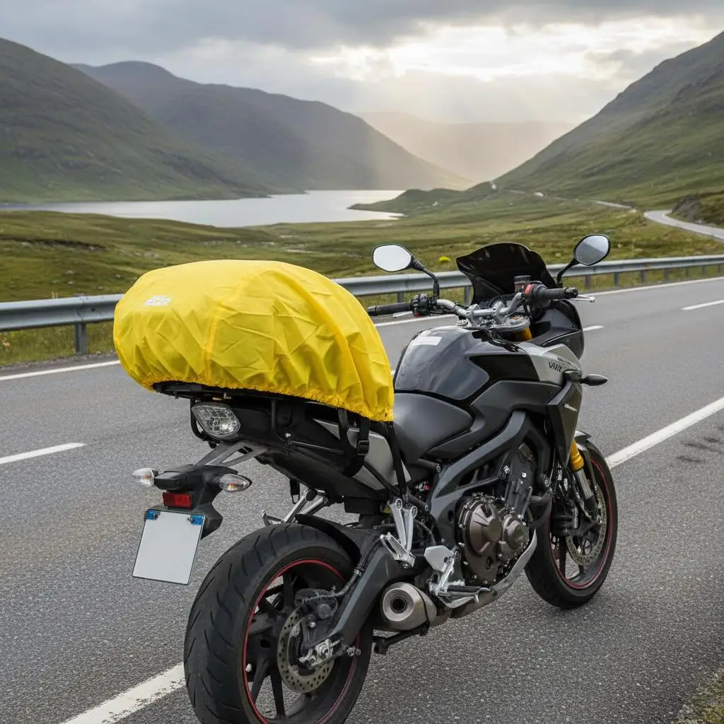 

Мотоциклетная сумка для багажа 10 л для ежедневных поездок, коротких путешествий и поездок выходного дня, с плечевым ремнем, внутренним отделением и креплением на багажник.