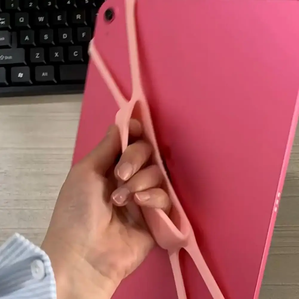 حزام يد آمن لجهاز iPad 4.7-8 بوصة اللوحي Kindle عالي المرونة ومتعدد الاستخدامات وحزام يد خفيف الوزن وحامل قبضة الأصابع