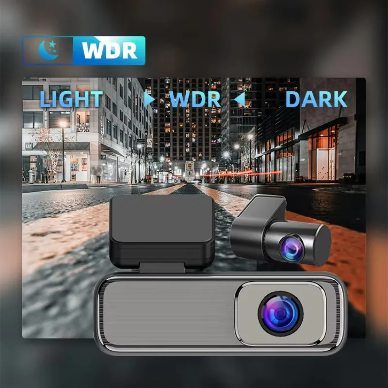 

Wide angle 135 ° + 110 ° instrument panel camera 2K + 1080p dual lens car black box, advanced agent IPS screen