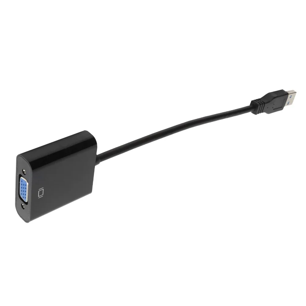 

Конвертер USB 3.0/2.0 в VGA 1920x1080, без драйверов, 5.0 Гбит/с, видеоконвертер USB для Windows 7/8/10