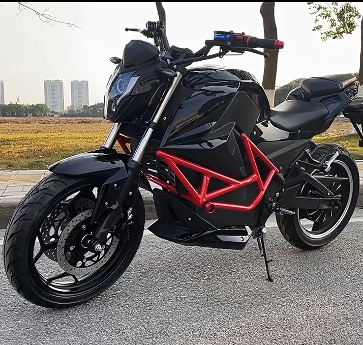 72V Electric Moto 3000W Adulto Electrica Motorcycle Motor Racing Moped Battery Electric Motorcycles for Sale