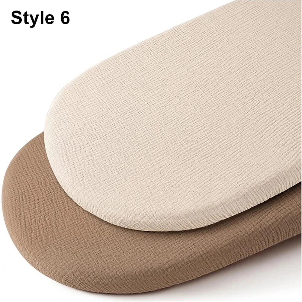 

2 шт./компл., новые однотонные детские простыни с принтом, хлопковые простыни для кроватки, дышащий чехол для пеленания новорожденных