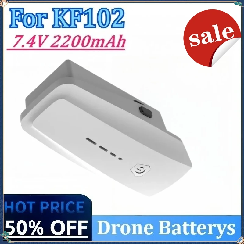 Upgraded 7.4V 2200mAh High Quality Drone Battery High Capacity for KF102 Mini Dorne Accessories in Stock Rechargeable Battery
