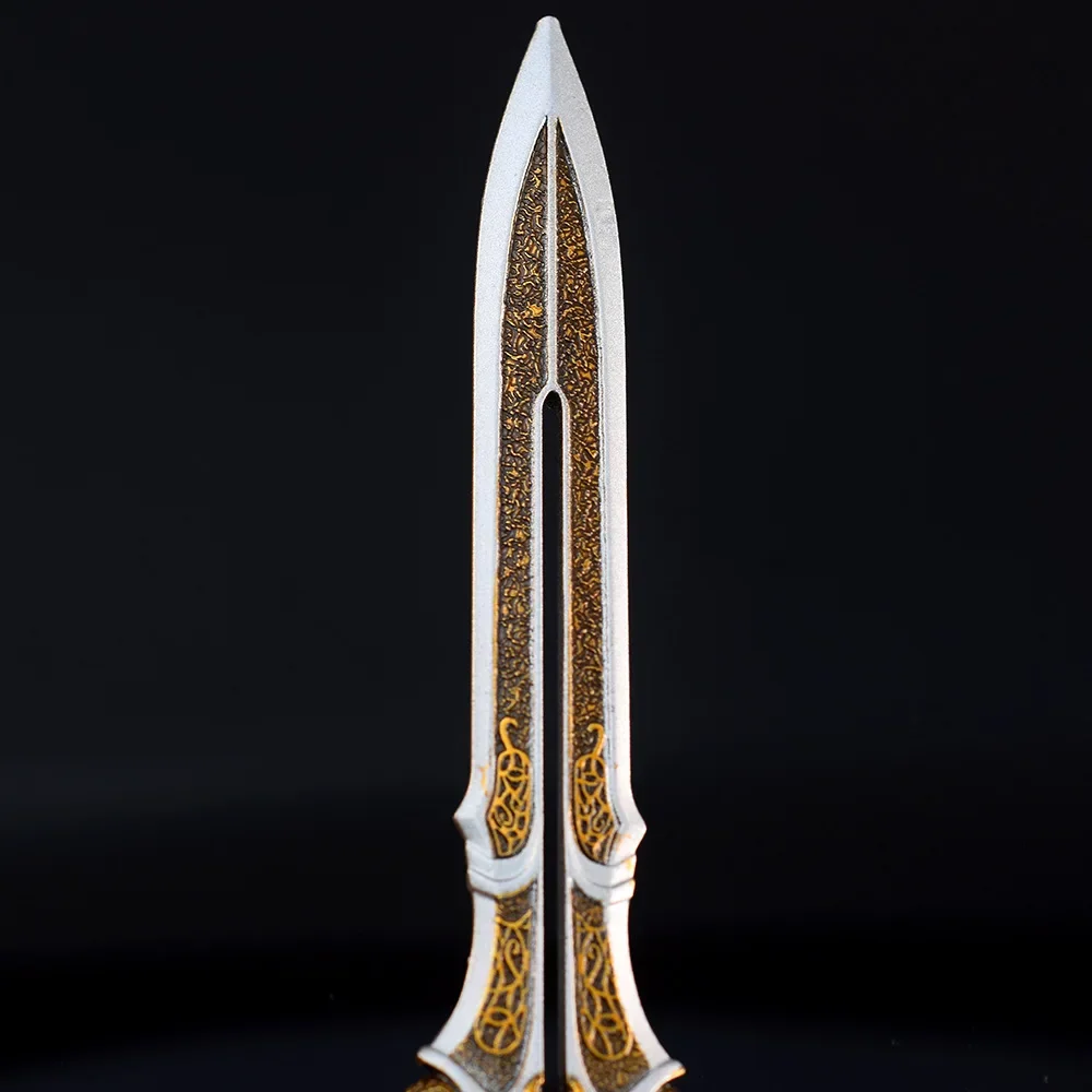 20cm God of War 4 Katana Sword Metal Anime Kratos Athena Blade Olympus Ghost Leviathan Chaos Real Japanese Katana Sabre Figure view 5