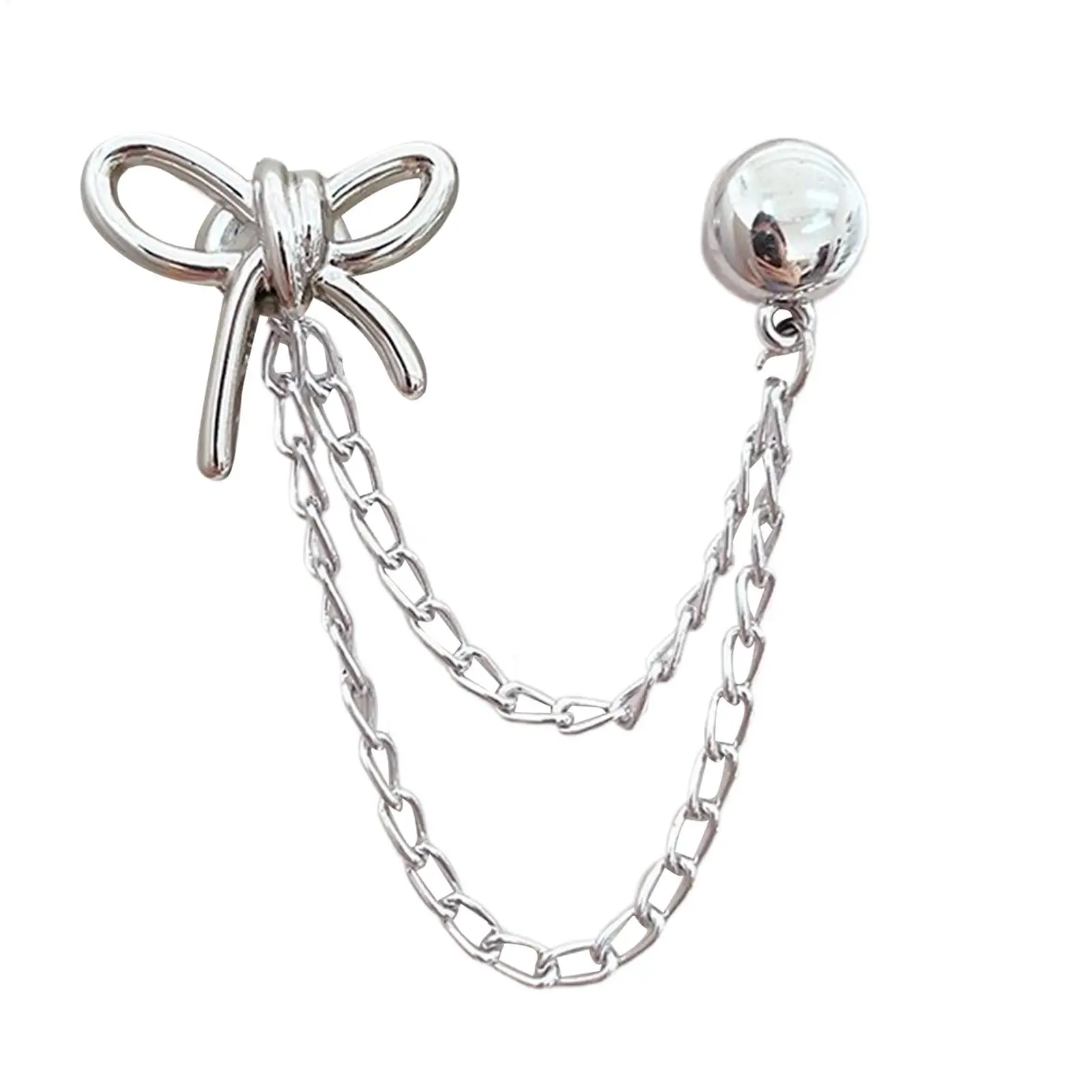 Multi-Function Adjustable Magnetics Clothing Clip With Chain Metal Jean Buttons Clip Clothes Scarf Trouser Legs Cuff Fixing