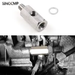 스테인레스 스틸 1/8 인치 BSPT 오일 압력 센서, 센더 티 어댑터, 1/8 NPT 게이지 T 피스, 자동차 액세서리 오일 게이지 부품, 1 세트