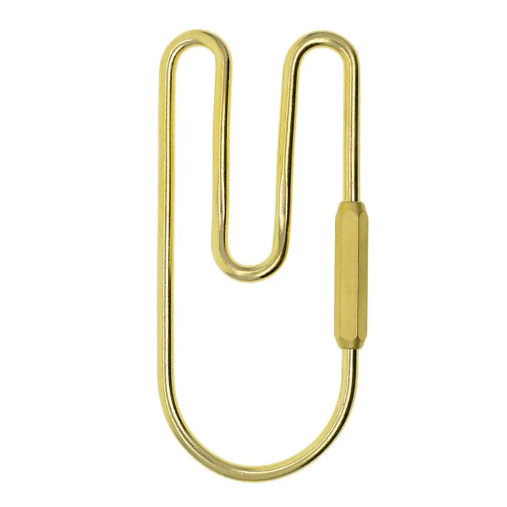 Outdoor Hiking Carabiner Keychain U-Shaped Keyring Wisząca biżuteria DIY