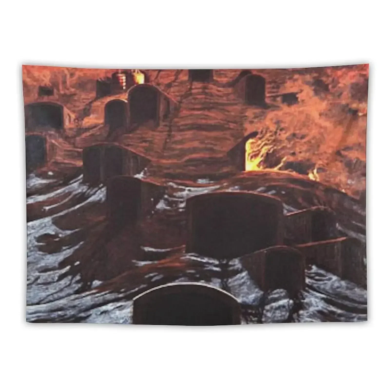 

Untitled, by Zdzisaw Beksiński Tapestry Wall Hanging Decor Custom Tapestry