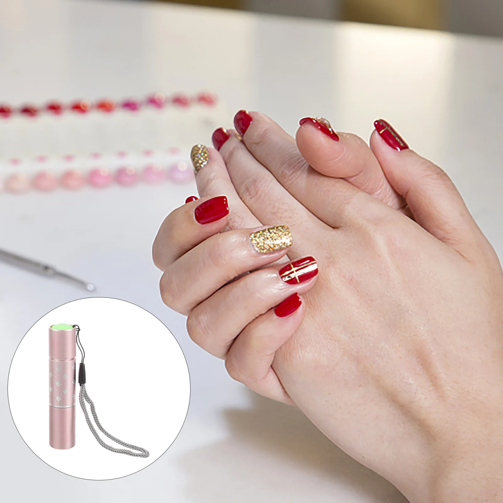 Mini Uv Nail Lamp Portable Gel Nails Manicure Tool Fast Drying USB Nail Art Supplies for Beginners and Professionals