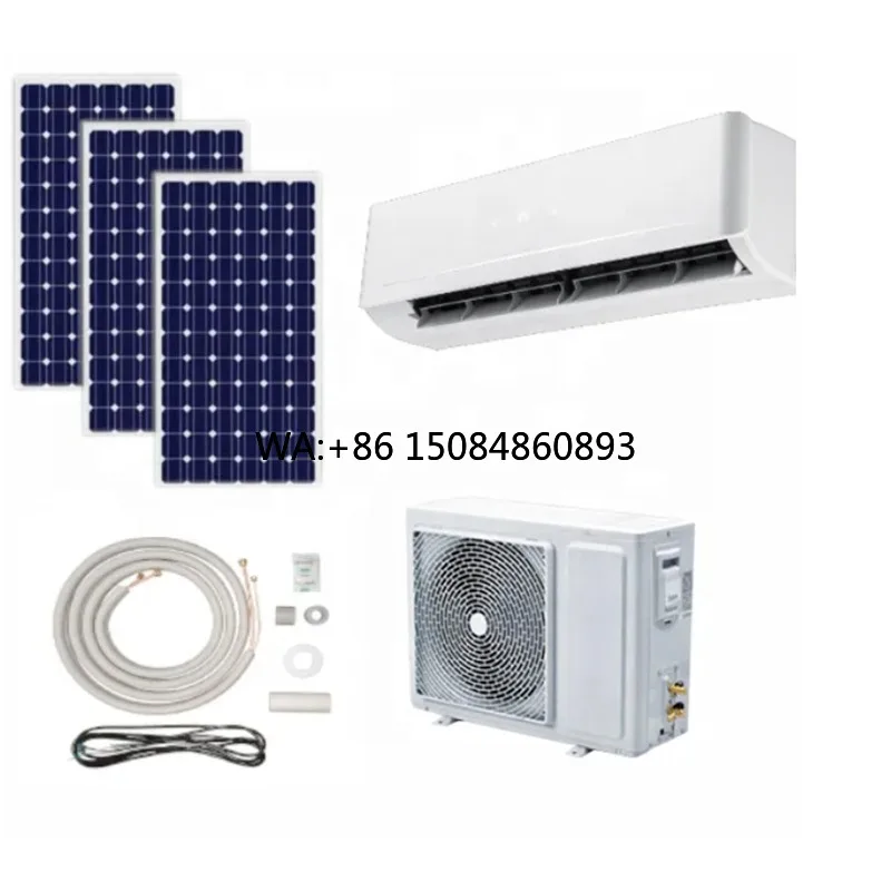 12000 BTU Hybrid Solar Air Conditioner, Universal Solar Powered for Home