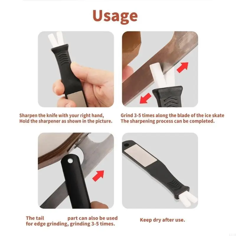 

Practical Hockey Skate Sharpening Tool Portable Ice Skate Sharply Tool Ice Hockey Skate Sharpener Hockey Accessories