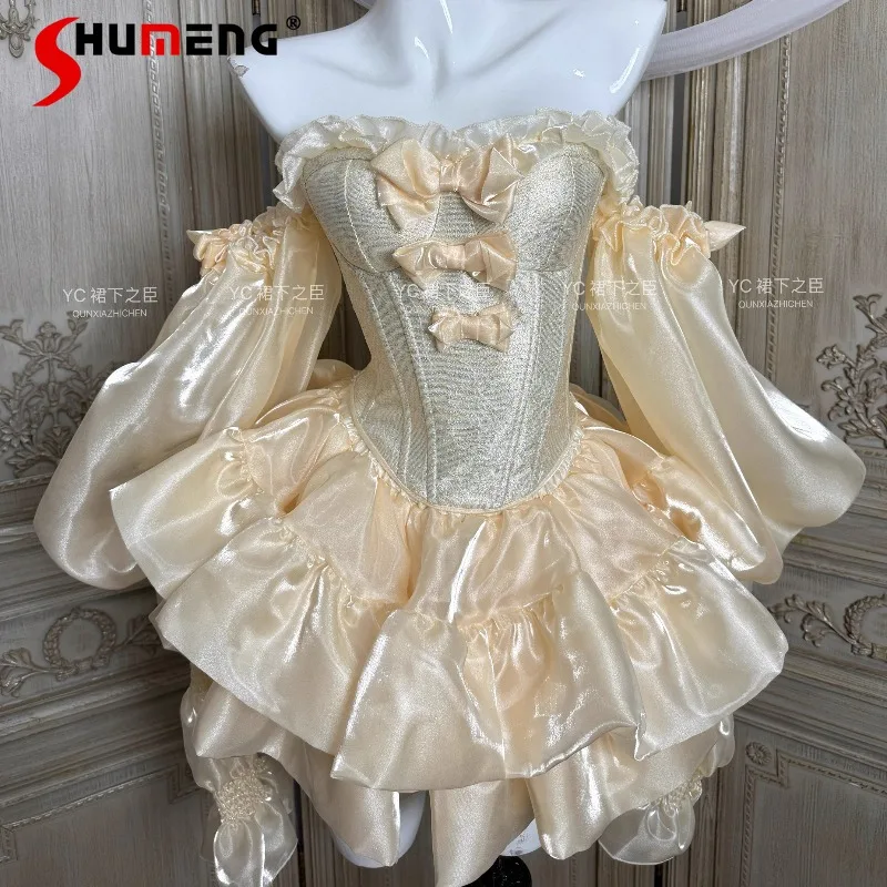 

Длинные платья со шлейфом для женщин, элитное платье для первого любви для девочек-бар-мицвы без бретелек на день рождения, утягивающие пышные платья принцессы