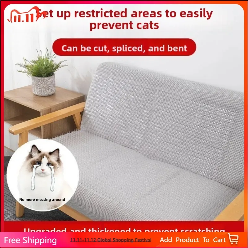 

1PC Anti-Bird Plastic Repeller Spikes Fence Wall for Cat Pigeon Squirrel - Outdoor Garden Animal Deterrent