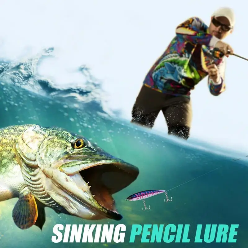 Fishing Lures Set Reusable Fishing Lures 5.71 Inches Long Casting Bait Colorful Angling Tackle Kits For All Water Layers