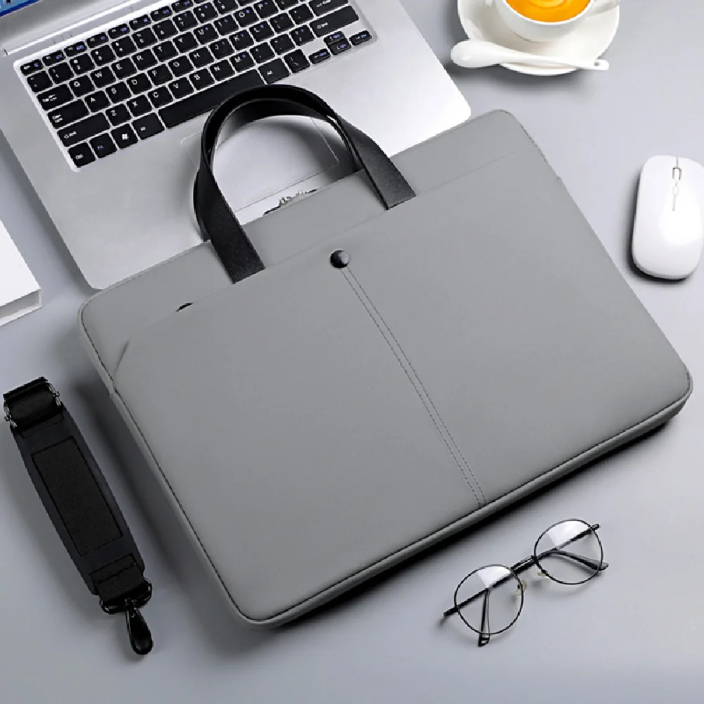 Bolso para Portátil de Negocios para el Invierno 2026, Bolso Bandolera Impermeable y Resistente a los Arañazos de 14 y 15 Pulgadas, Maletín Portátil