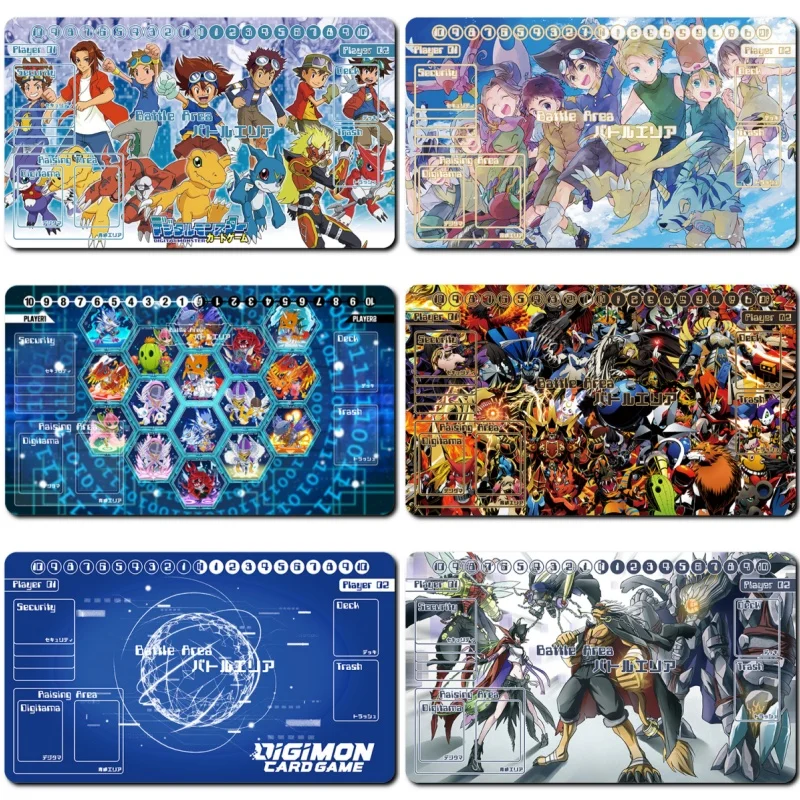 Digimon Adventure Card Pad Kanbara Takuya Bancho Leomon Dtcg Diy Rubber Action Toy Figures Anime Game Collection Battle Mat