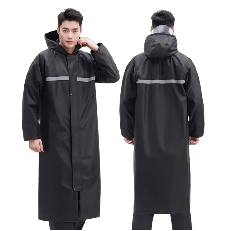 Raincoat long body raincoat Oxford cloth one-piece gown raincoat full-body waterproof raincoat patrol