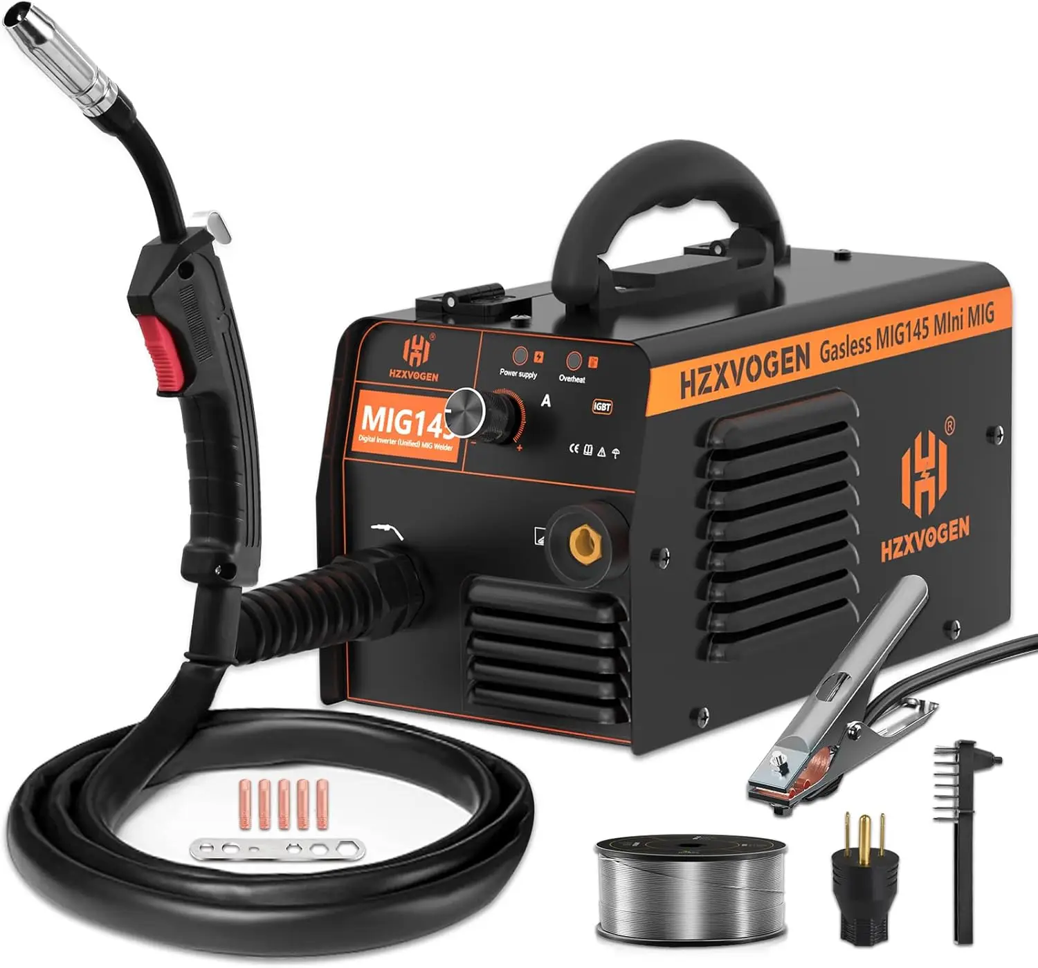 

110V/220V Flux Core Welder Dual Voltage MIG Welding Machine Inverter Portable Welder Machine