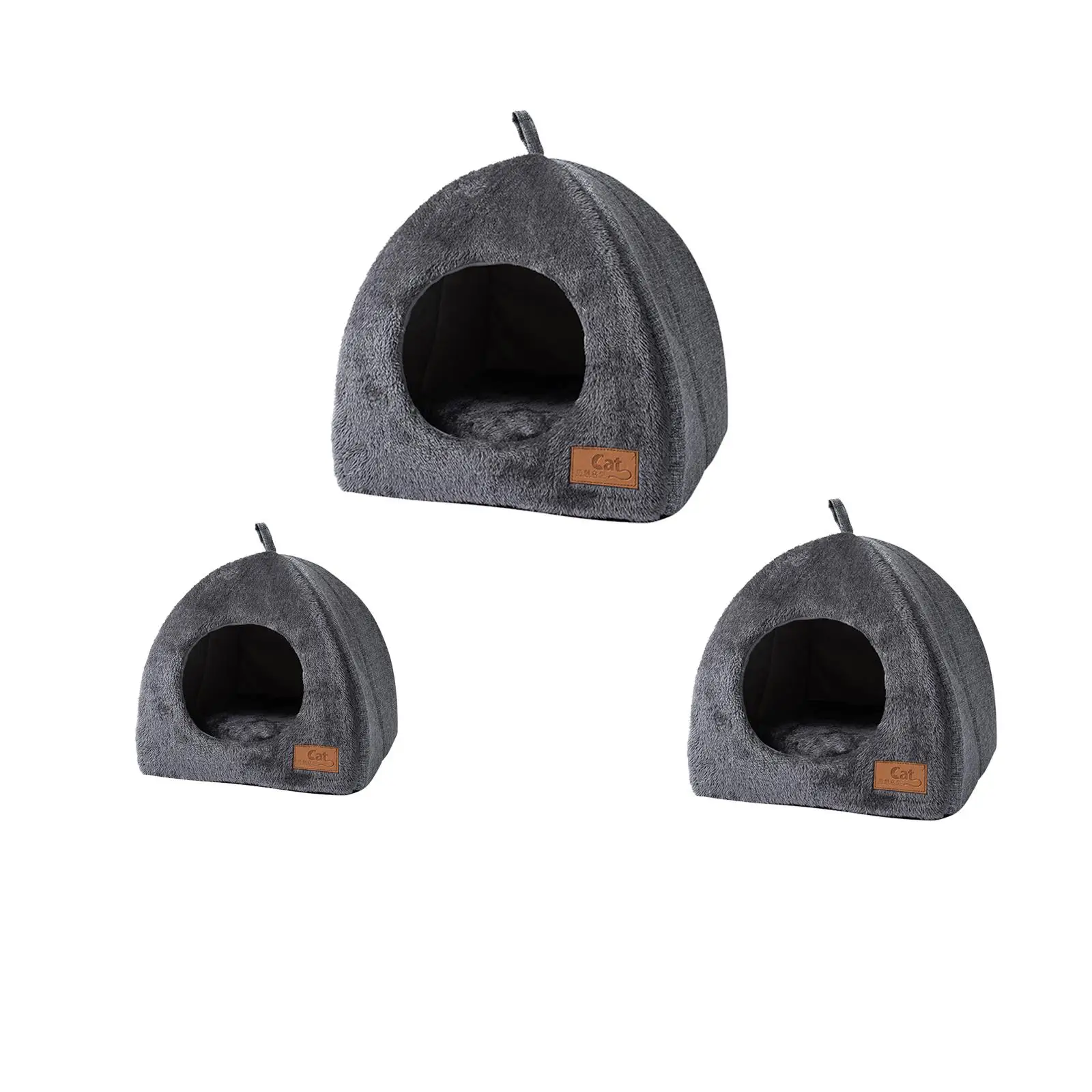 Cute Pet Cave Bed Igloo Bed Kitty Puppy Hideout Sleeping Bag Kitten Dog