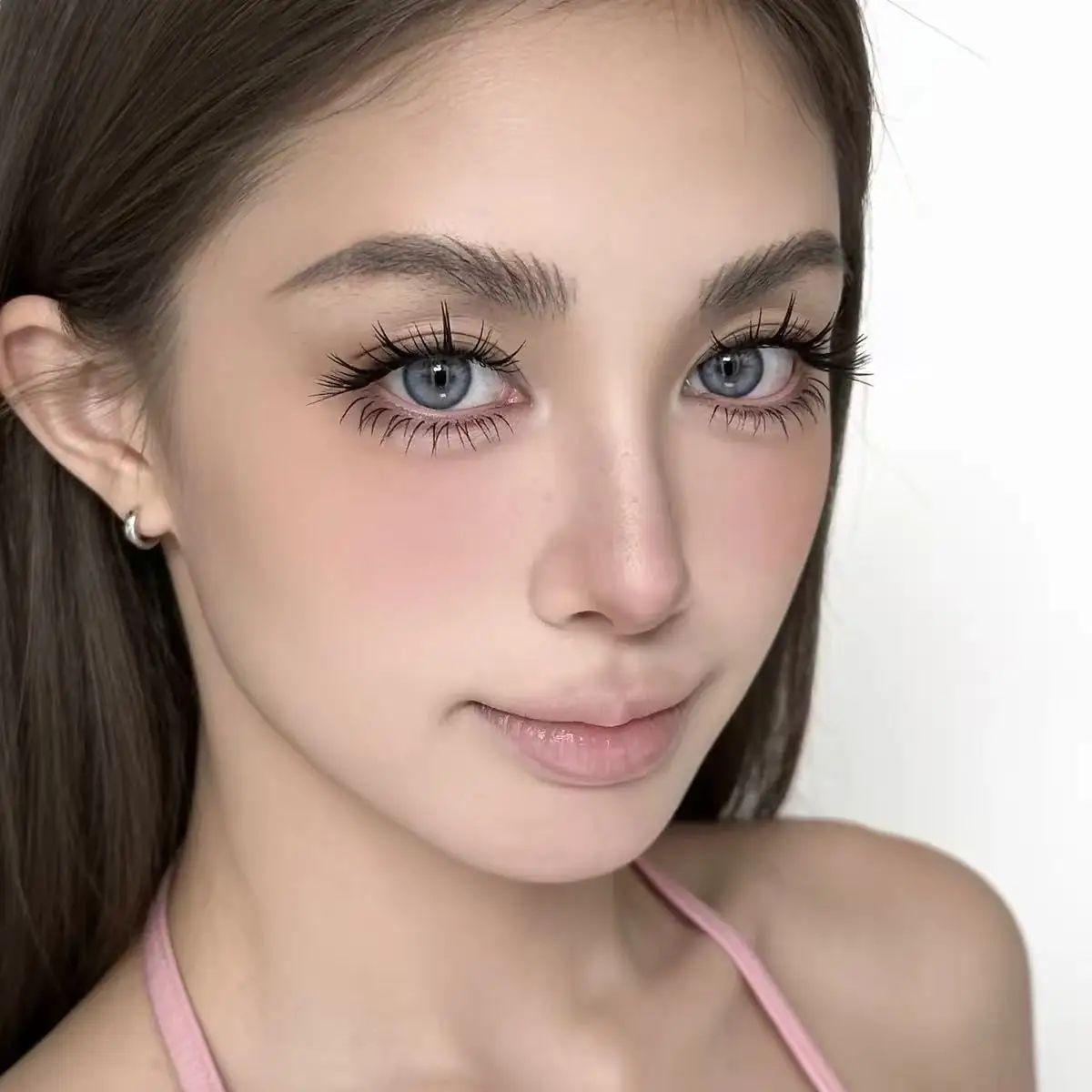 WINKLURE 10 Reihen D-Curl Manga Wimpern-Cluster, Fox Cat Cluster Wimpern, Natürlicher Look, Cosplay Anime-Stil Wimpernverlängerungen, Flauschig – Detail 11