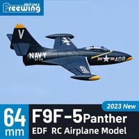 Freewing  64mm EDF Jet F9F Panther RC model plane Flight Line Remote Control Airplane Hobby Aircraft Foam Model Plane PNP