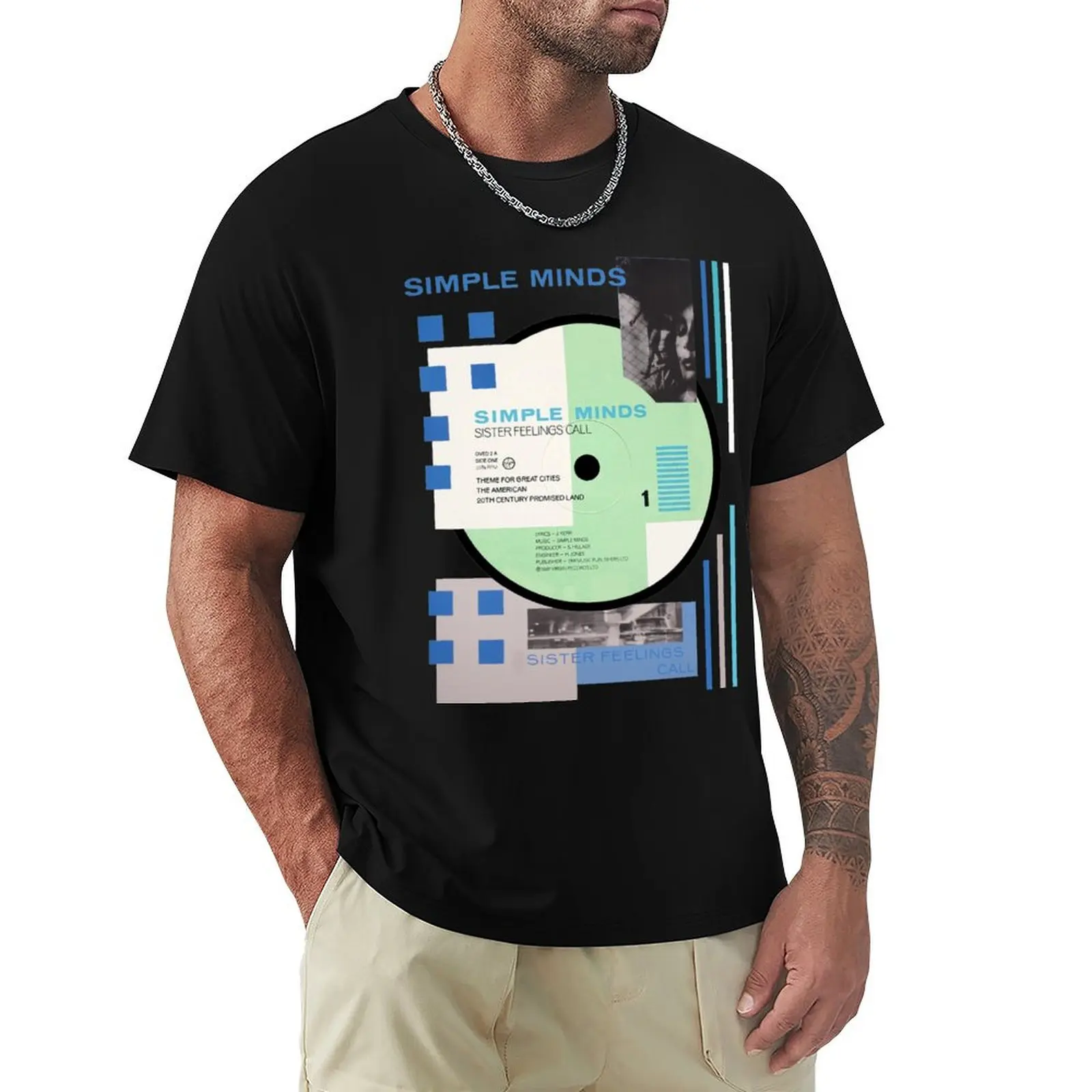 

Simple Minds Sister Feelings Call T-Shirt custom t shirt shirts graphic tee boys animal print shirts men graphic