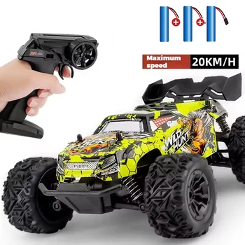 1:20 Off Road RC Car 2WD All Terrain RC Monster Truck, 2.4G High Speed with LED Light,…