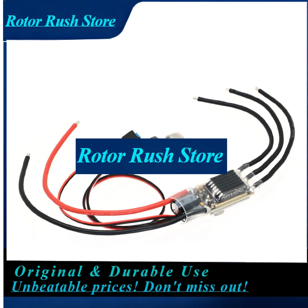 RoRuSRevvitRC APE32 AM32 50A ESC Bluetooth Adjust Parameters Firmware Can Work Through Wi-Fi Link For 1/10 TRX4 SCX10 RC Crawler
