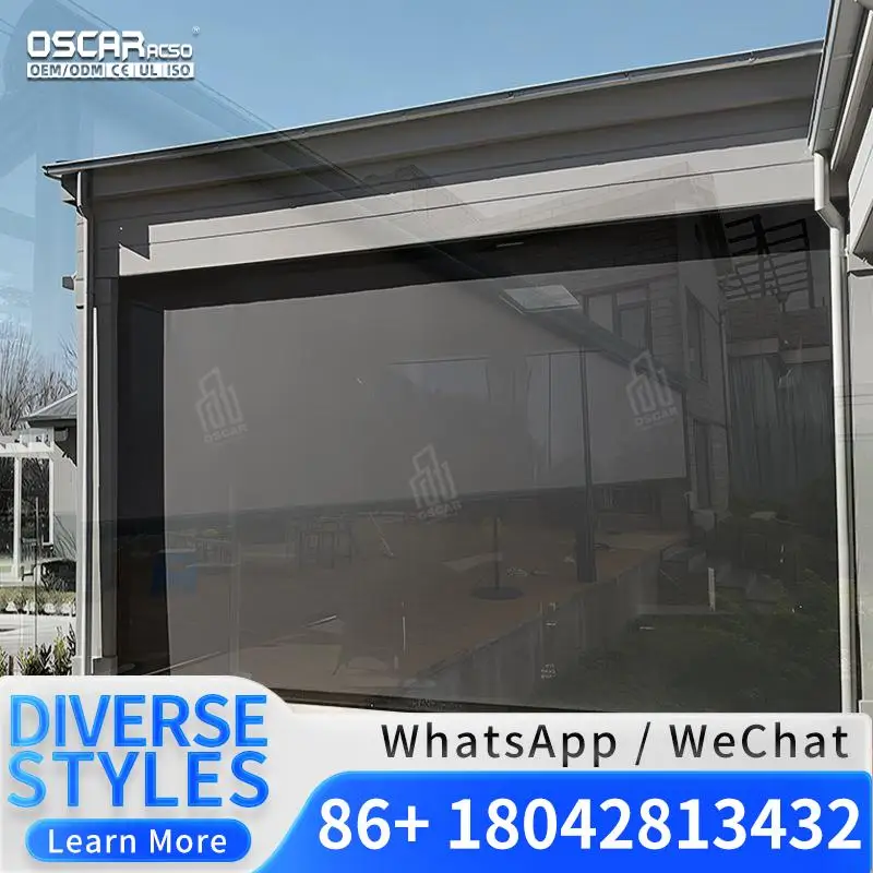 Motorized Roller Blinds with Custom Size and Blackout Function Smart Sunscreen Window Coverings for Home Office Bedroom Rolling