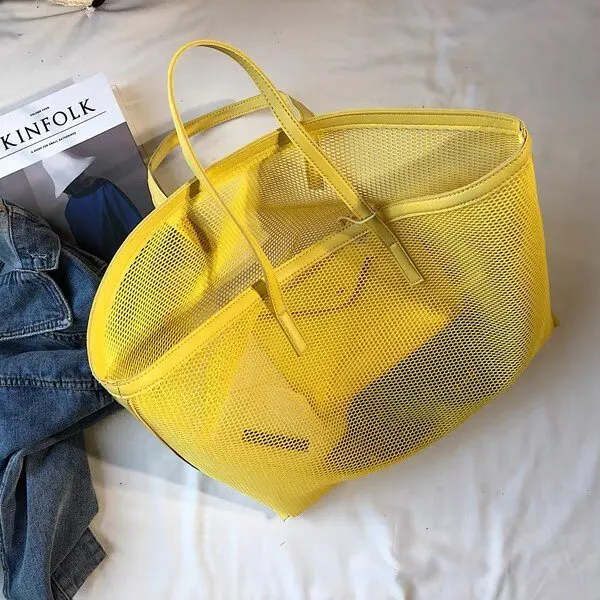 large-capacity-summer-new-women's-fitness-swimming-beach-vacation-beach-bag-tote-bag-handbag-soft-handle-leather-shoulder-bag
