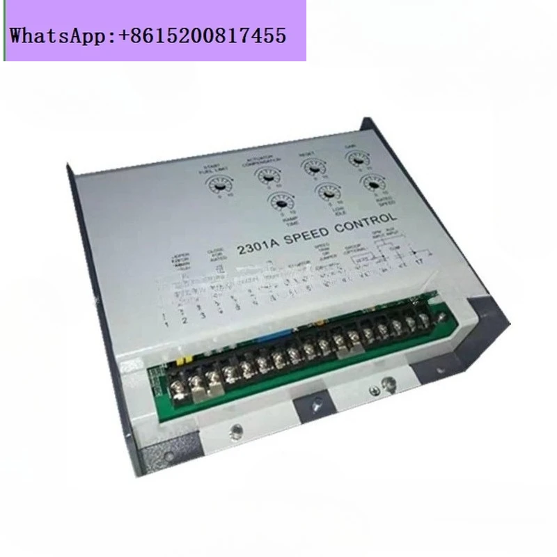 

190 Using generator accessories Speed board 2301A, governor 2301A