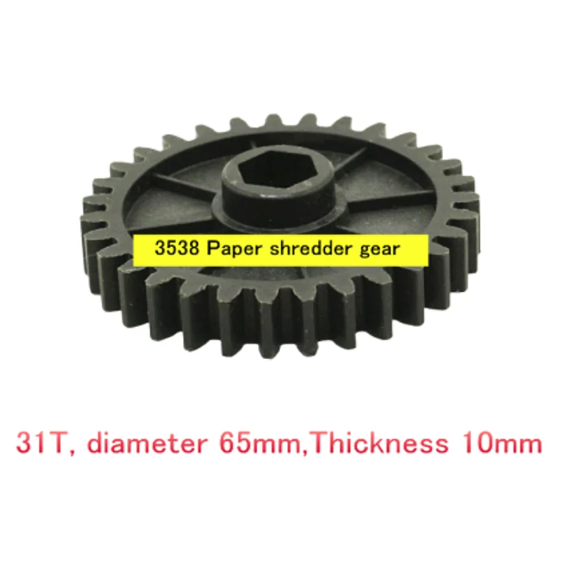 Suitable for 31 Teeth,3538 Paper Shredder Gear S6 Q7 S8 Plastic Gear,P-306 Q6 Gear