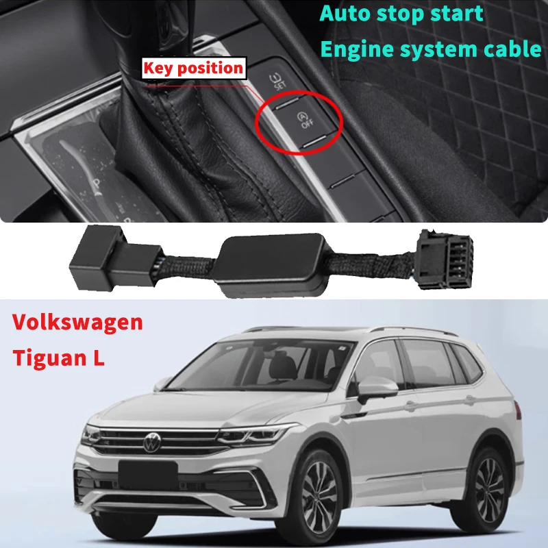 For VW Volkswagen Tiguan L AD BW Car Automatic Stop Start Engine System Off Device Control Sensor Plug Stop Cancel
