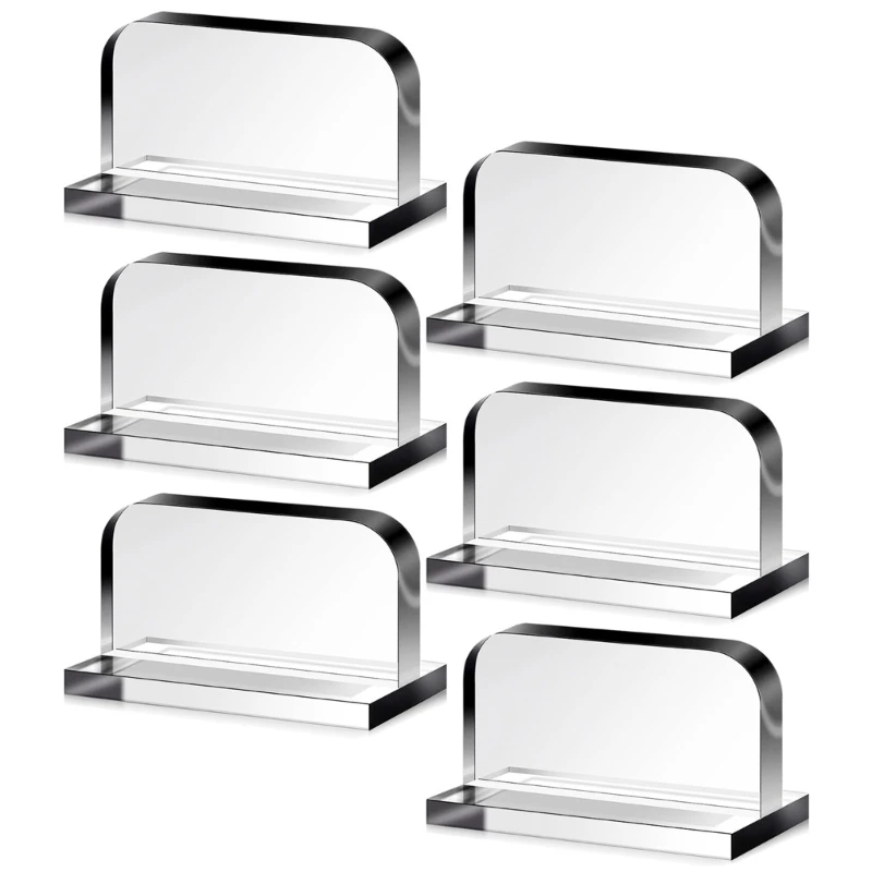 6Pcs Clear Acrylic Lid Handles for Aquarium Home Fishtanks Transparent Lid Grip