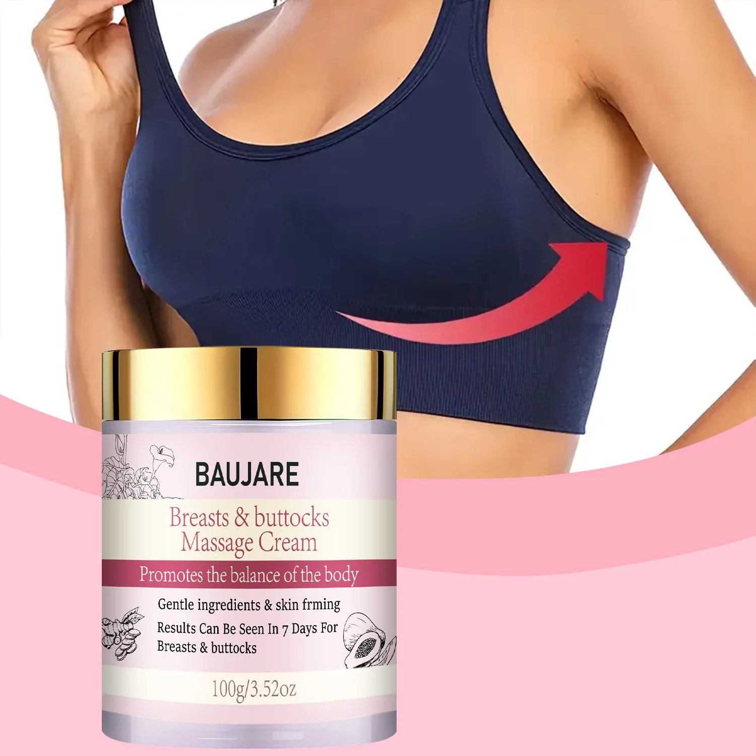 Chest Care Cream Gentle Formula To Care for Women's Chest Skin Daily Moisturizing Care Cream
