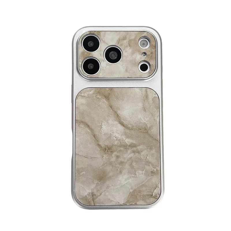 Luxury Marble Pattern Case For iPhone 18 17 16 15 14 13 Pro Max Large Window Camera Hard PC Shockproof Back Cover view 6